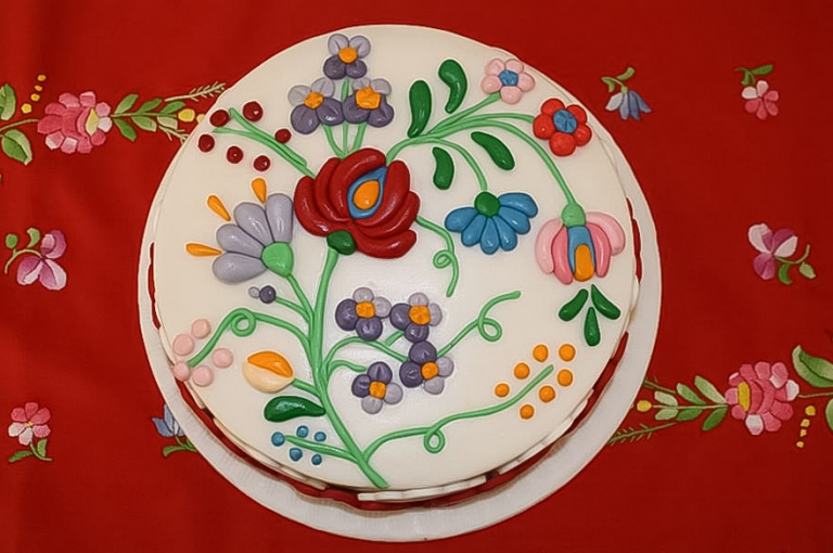 Dee's First Kalocsai Cake