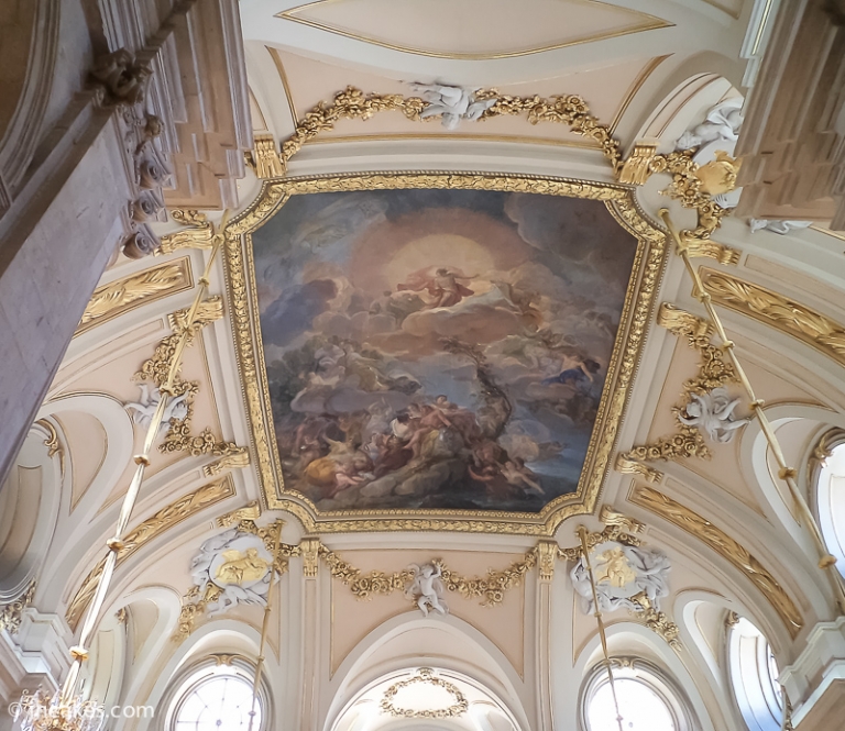 Madridi Királyo Palota - mennyezet festmény